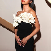 Vestido midi con volantes Bou-njour